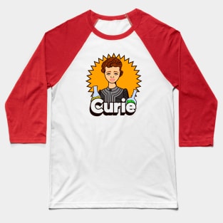 Curie Doll Baseball T-Shirt